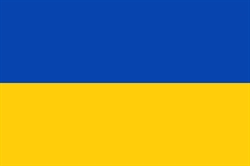 [ai] The national flag of Ukraine, featuring a horizontal split with a blue top half and a yellow bottom half.